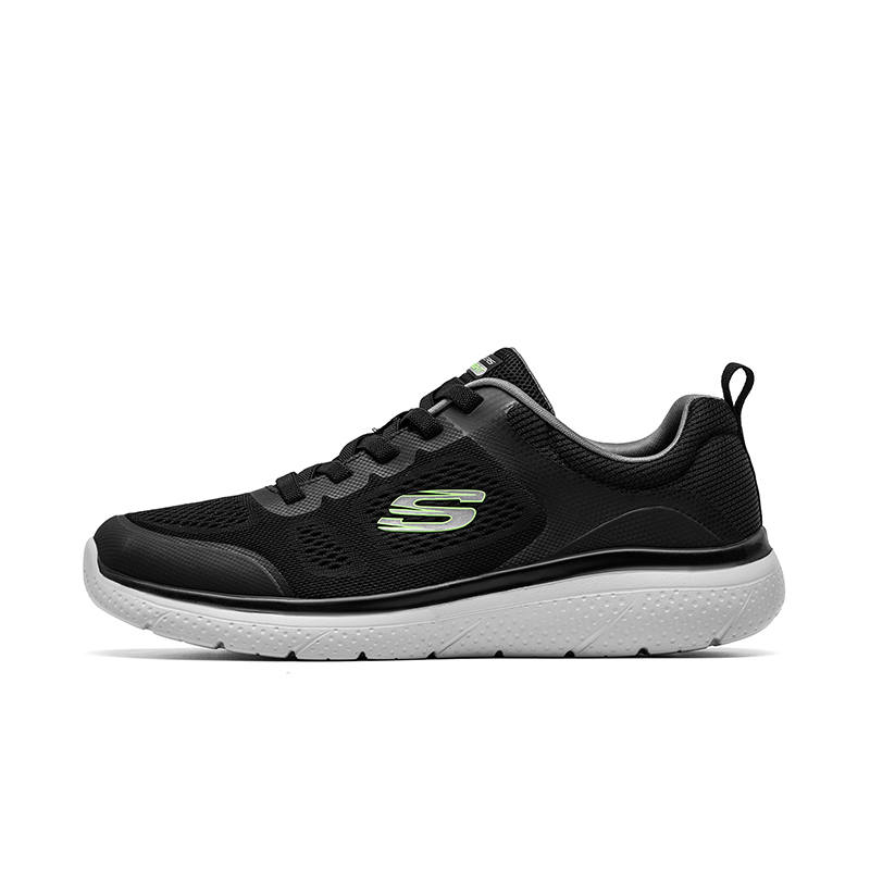 Skechers Sport Geno Running Shoes Men's Mid Top Black/Lemon