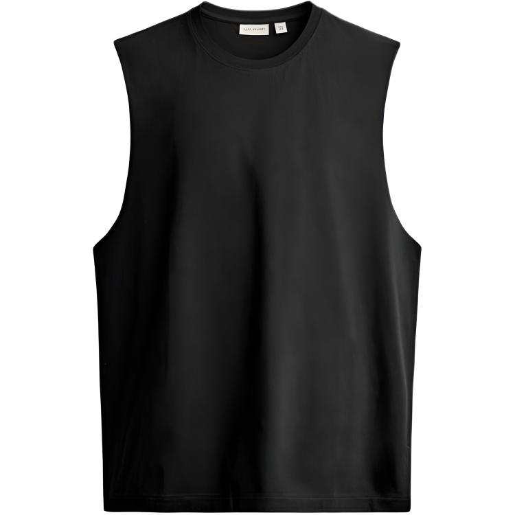 ZARA ORIGINS Tank Tops Men's Black Crew Neck Moderate
