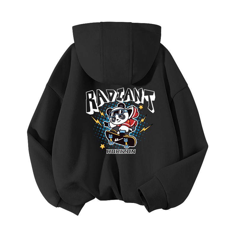 WARRIOR Kids Sweatshirts Hooded Non Detachable Moderate Stretch