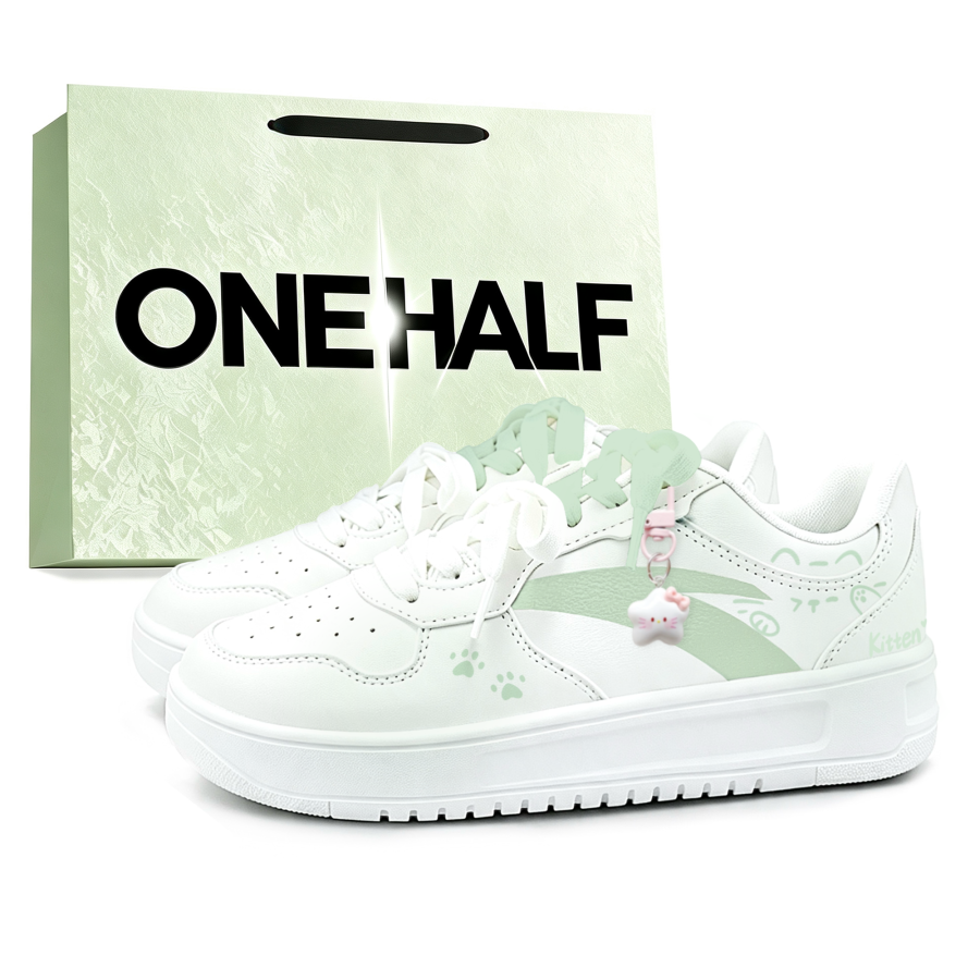 ANTA Easy Skateboard Shoes Women's Low Top Green