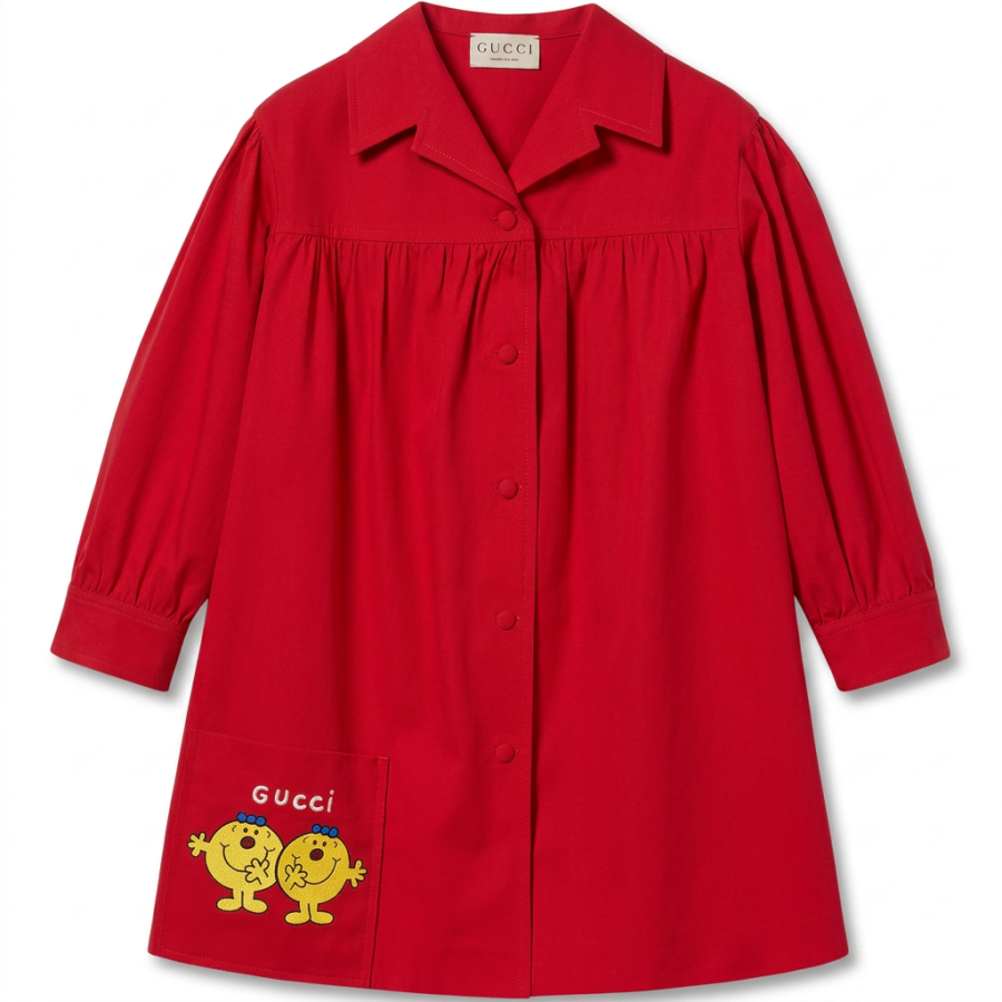 GUCCI Kids Dresses Lapel Moderate Short Skirt