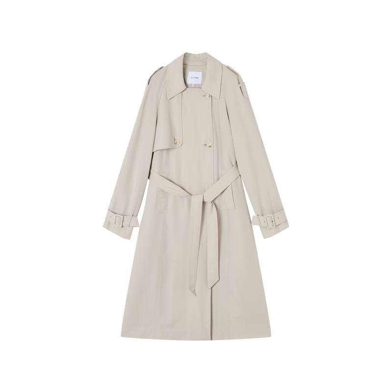 XIANGYING Trench Coats Women's Lapel Thin