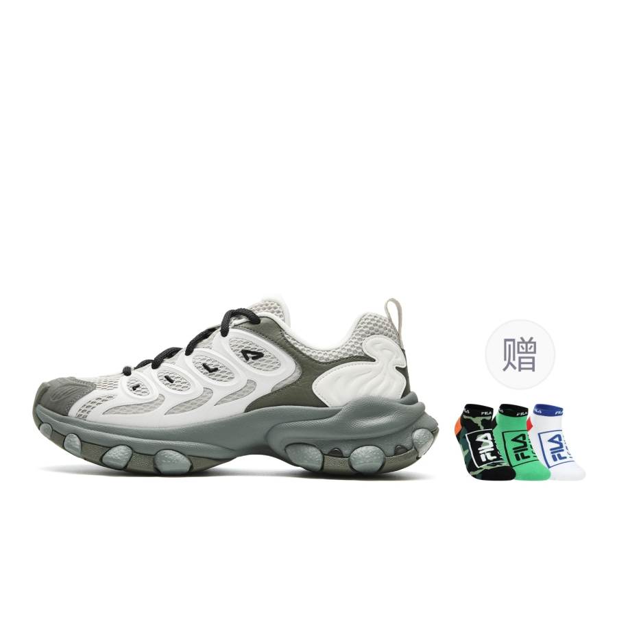 FILA TRUFFLE 2.0 Chunky Sneakers Men's Low Top Pumice Brown/Scented Snow