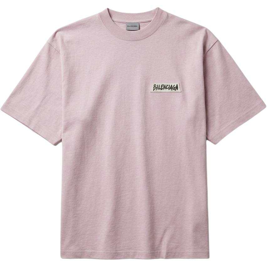 Balenciaga T Shirts Women's Pink Crew Neck