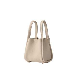 Songmont Cow Leather Basket Bag, Bucket Bag, Shoulder Bag, Crossbody Bag, Handbag Small Women's Multicolor