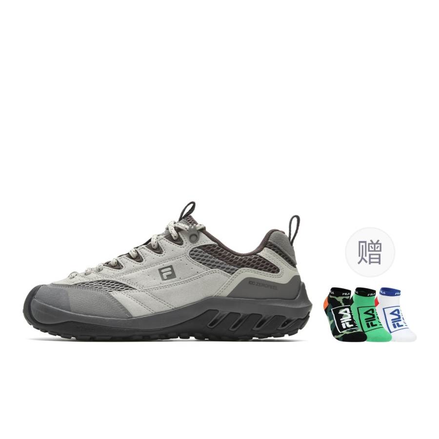 FILA ZEROFEEL IDC Outdoor Shoes Men's Low Top Gray Brown