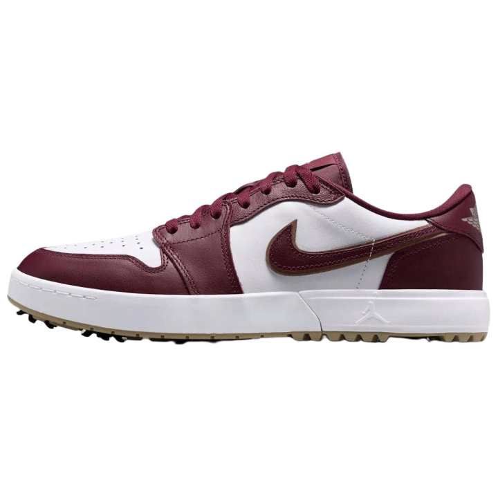 Jordan Jordan Air Jordan 1 Golf Shoes Unisex Low Top Red White