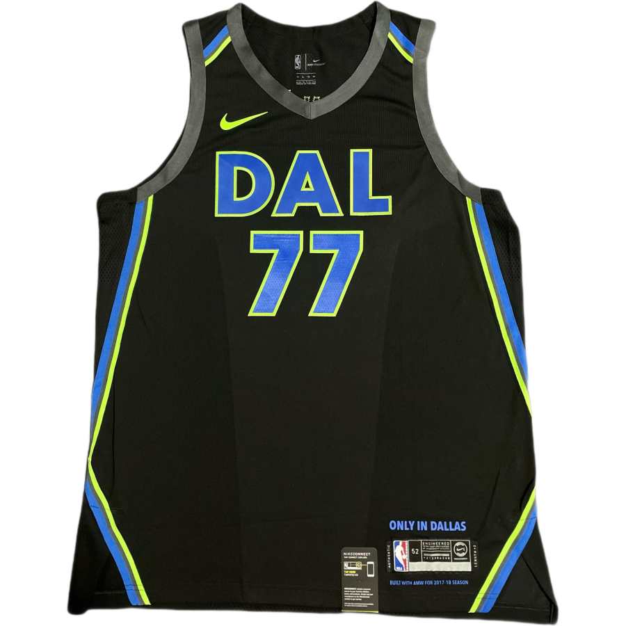 Nike Nike Dallas Mavericks Basketball Jerseys Men's Black V Neck Moderate