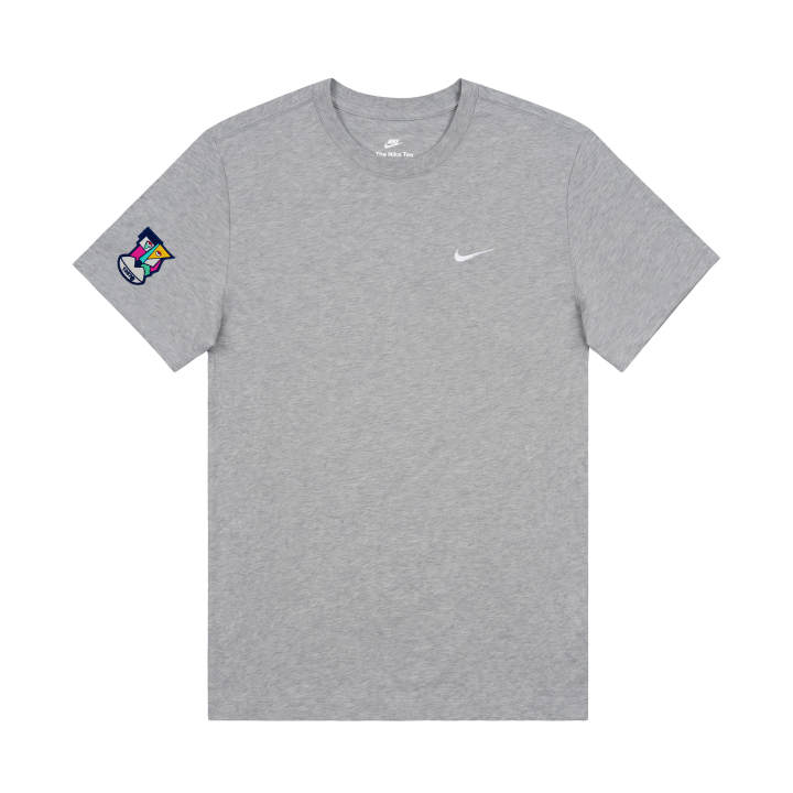 Nike Nike T Shirts Unisex Gray Crew Neck Moderate