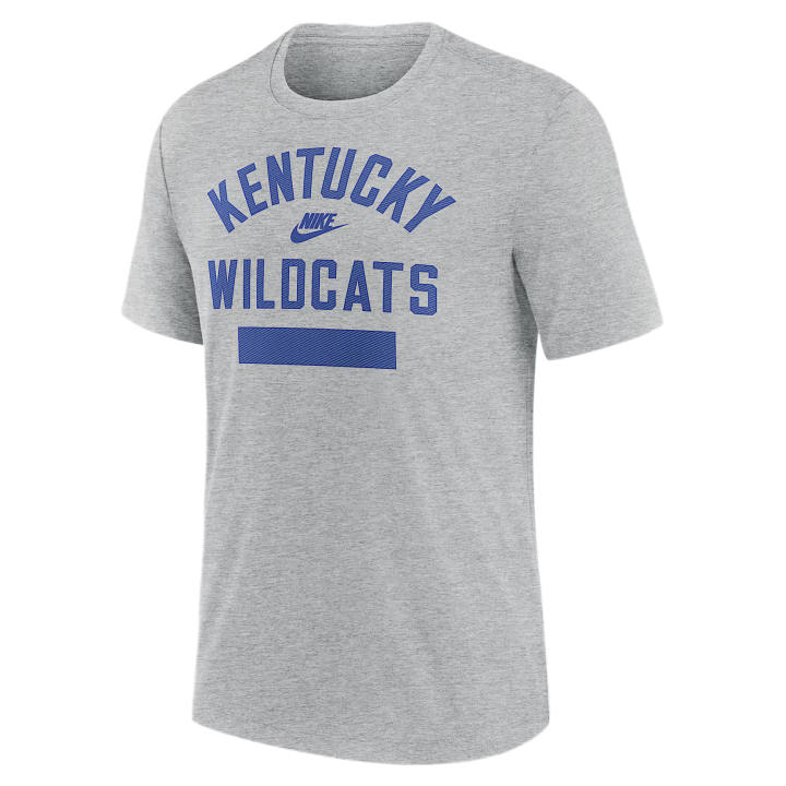Nike Nike College T Shirts Men's Gray Crew Neck Moderate