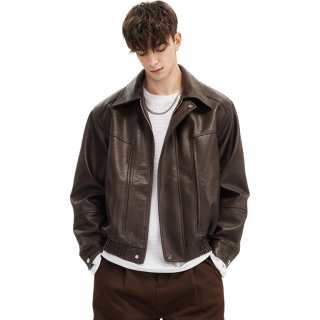 WILD LEADER Vedri Leather Jacket Men's