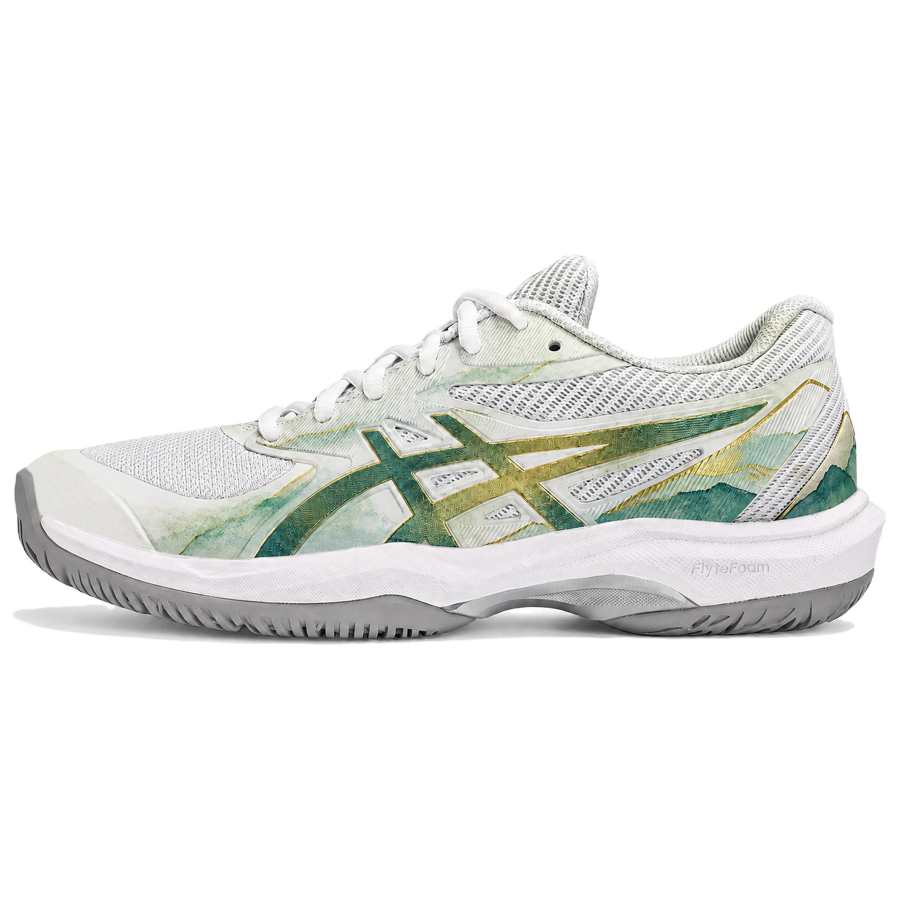 ASICS GAME FF Tennis Shoes Unisex Low Top Green