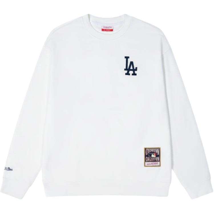 Mitchell Ness X MLB Los Angeles Dodgers Sweatshirts Unisex Crew Neck Moderate