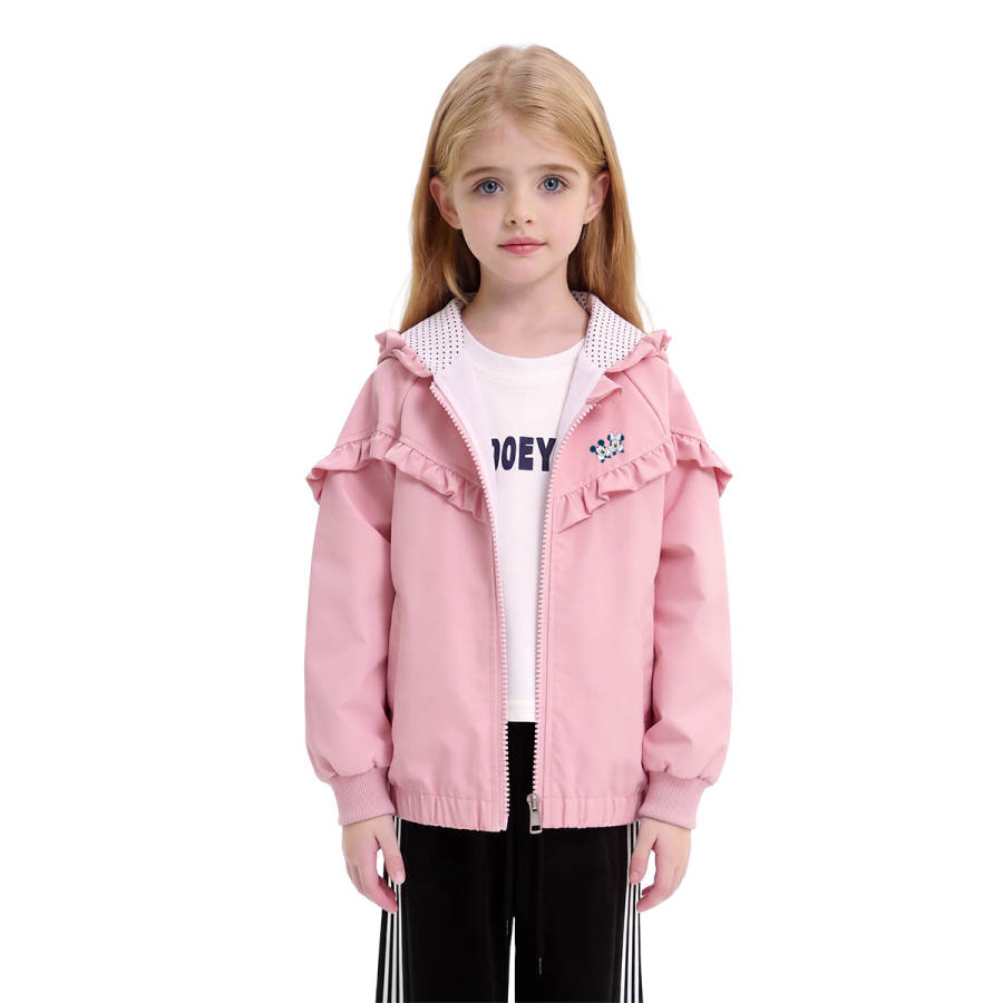 Disney Grade School Jackets Hooded Non Detachable Moderate Stretch