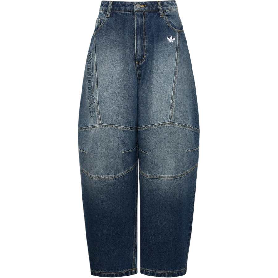 Adidas Originals WASHED Jeans Men's Denim Blue Moderate Other