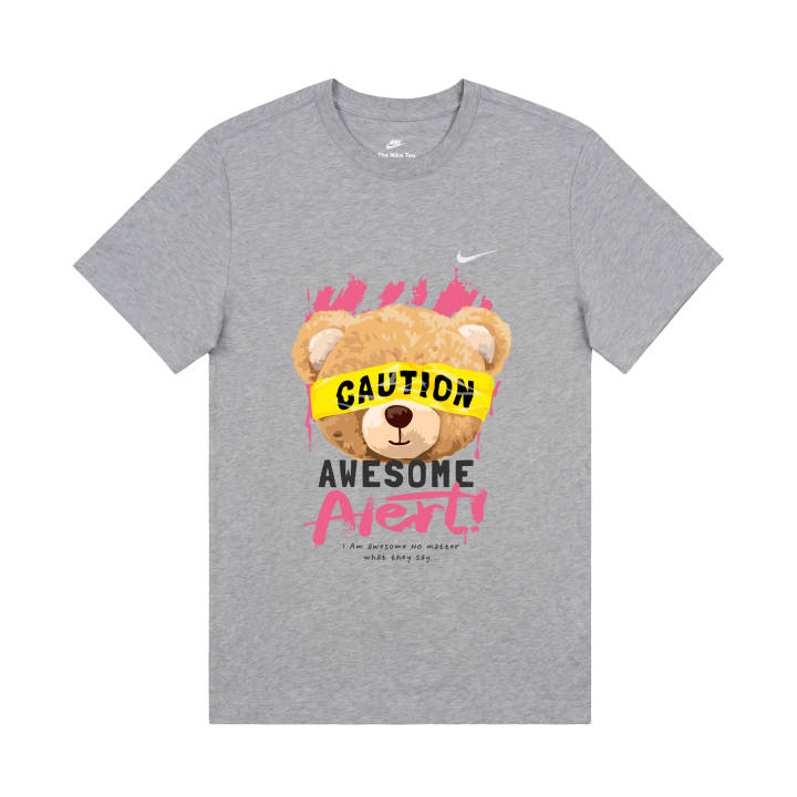 Nike Nike T Shirts Unisex Gray Crew Neck Moderate