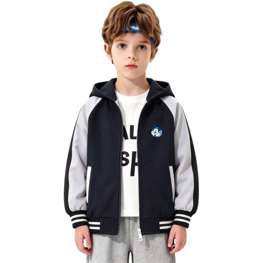 Disney Grade School Jackets Hooded Non Detachable Moderate Stretch