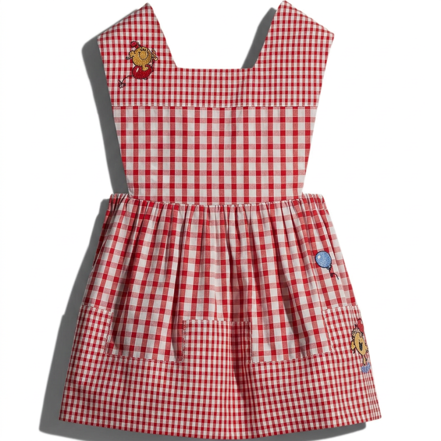 GUCCI Baby Dresses Square Collar Moderate Short Skirt