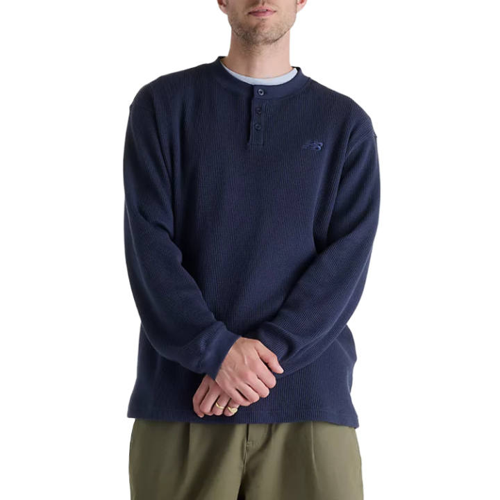 New Balance New Balance NB Essentials Sweatshirts Men's Dark Night Henry Collar Moderate