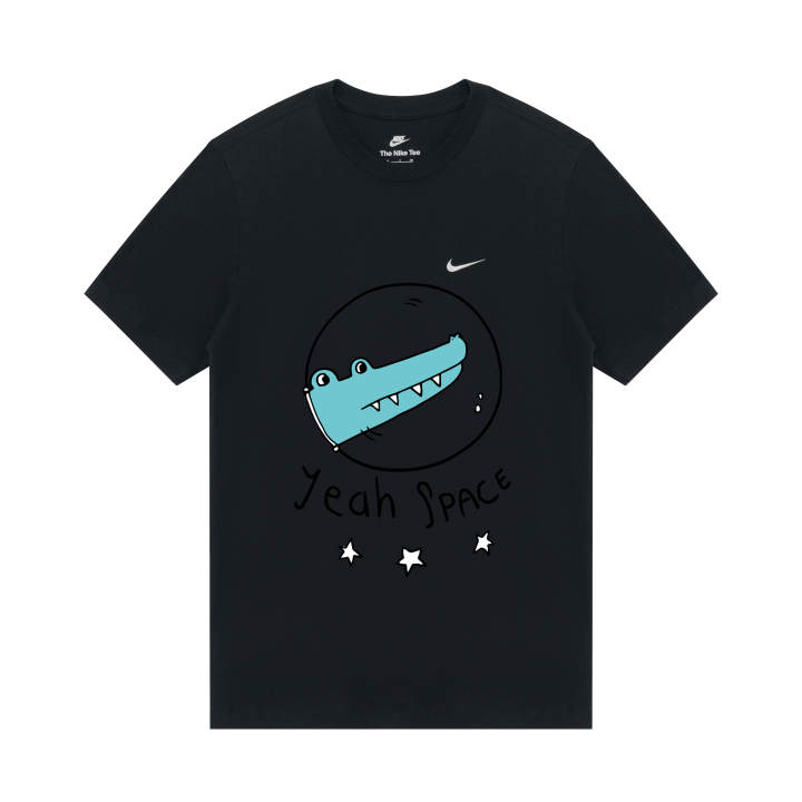 Nike Nike T Shirts Unisex Black Crew Neck Moderate