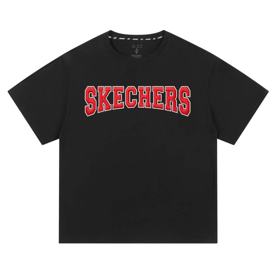 Skechers T Shirts Unisex Crew Neck Moderate Straight Fit