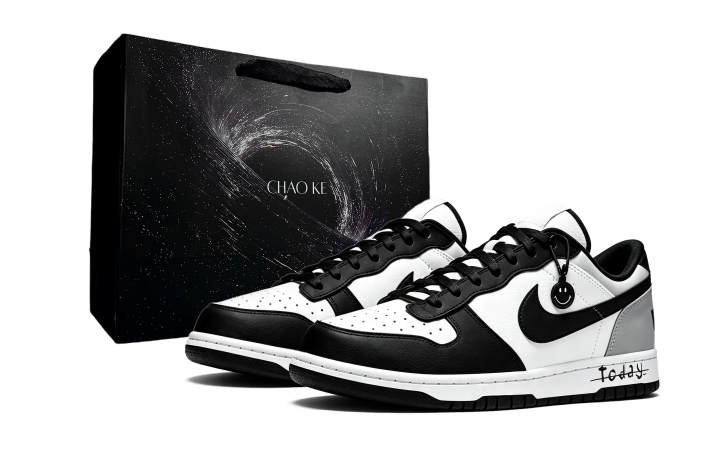 Nike Nike Big Skateboard Shoes Men's Low Top Black
