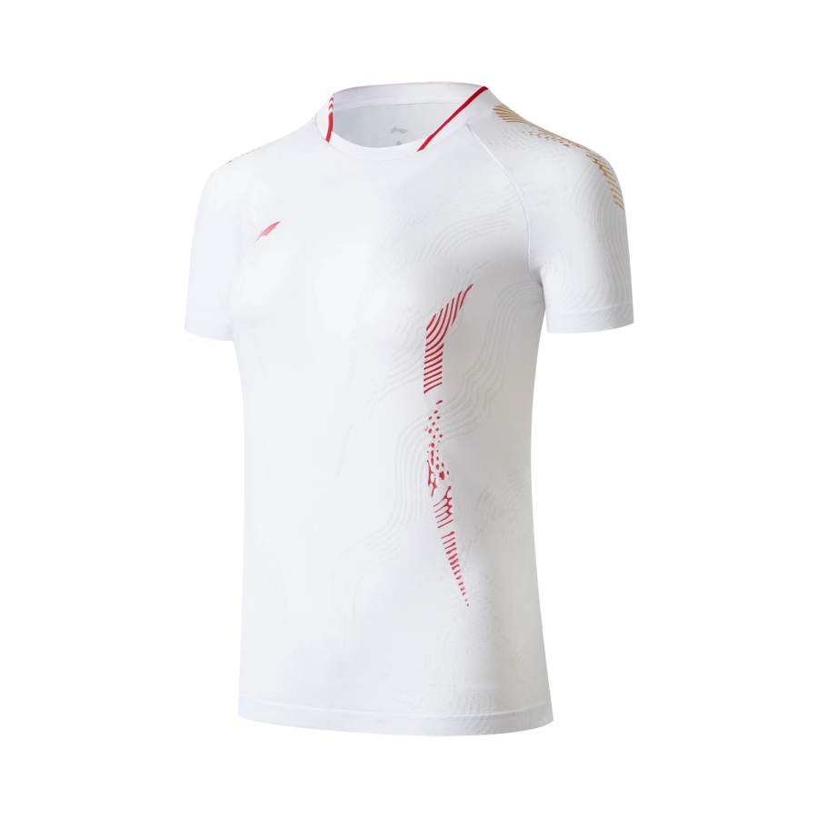Li-Ning Li Ning Badminton Collection Badminton Jerseys Women's White Crew Neck Moderate