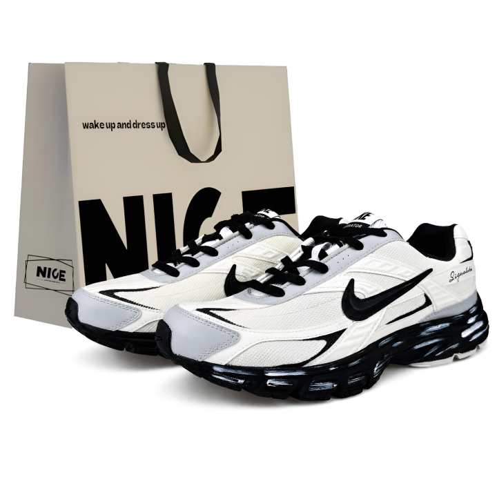Nike Nike Initiator Running Shoes Unisex Black White Gray