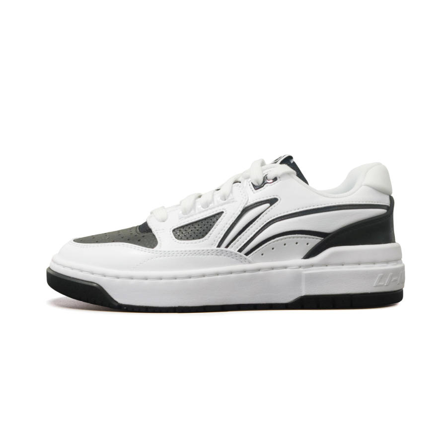 Li-Ning Li Ning Skateboard Shoes Men's Low Top Black White Colorway