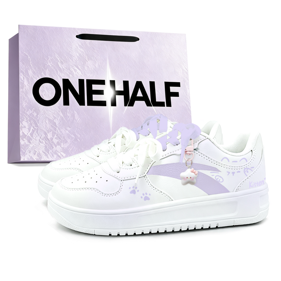 ANTA Easy Skateboard Shoes Women's Low Top Purple