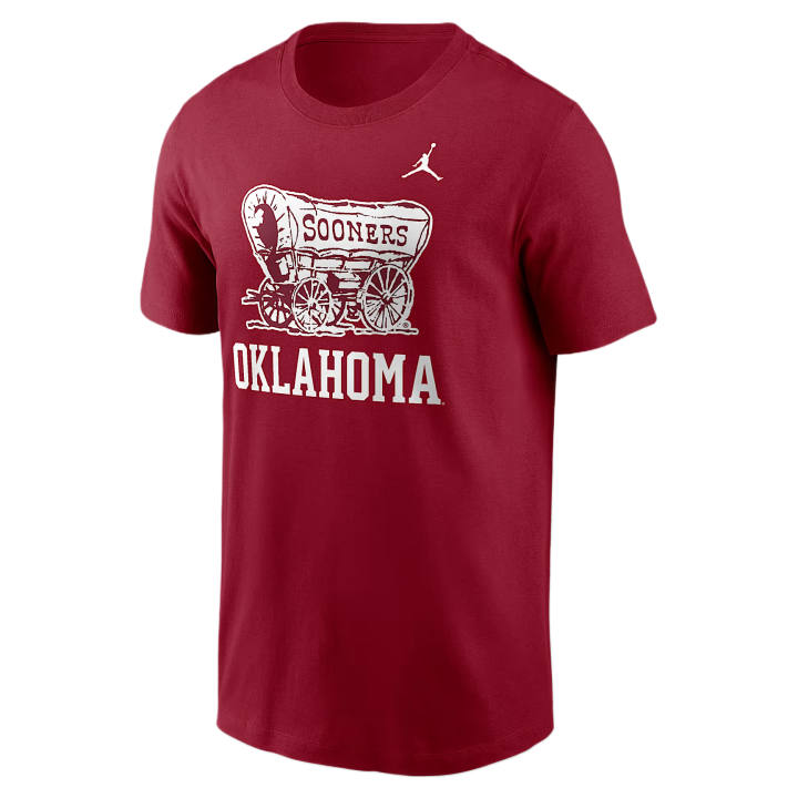 Jordan Jordan T Shirts Men's Dark Red Crew Neck Moderate