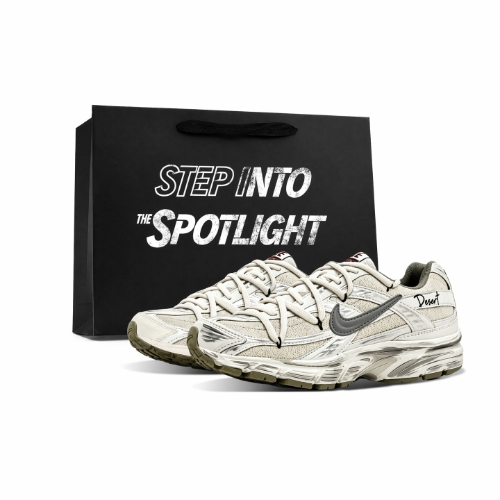 Nike Nike Initiator Running Shoes Unisex Low Top Beige/Gray/White
