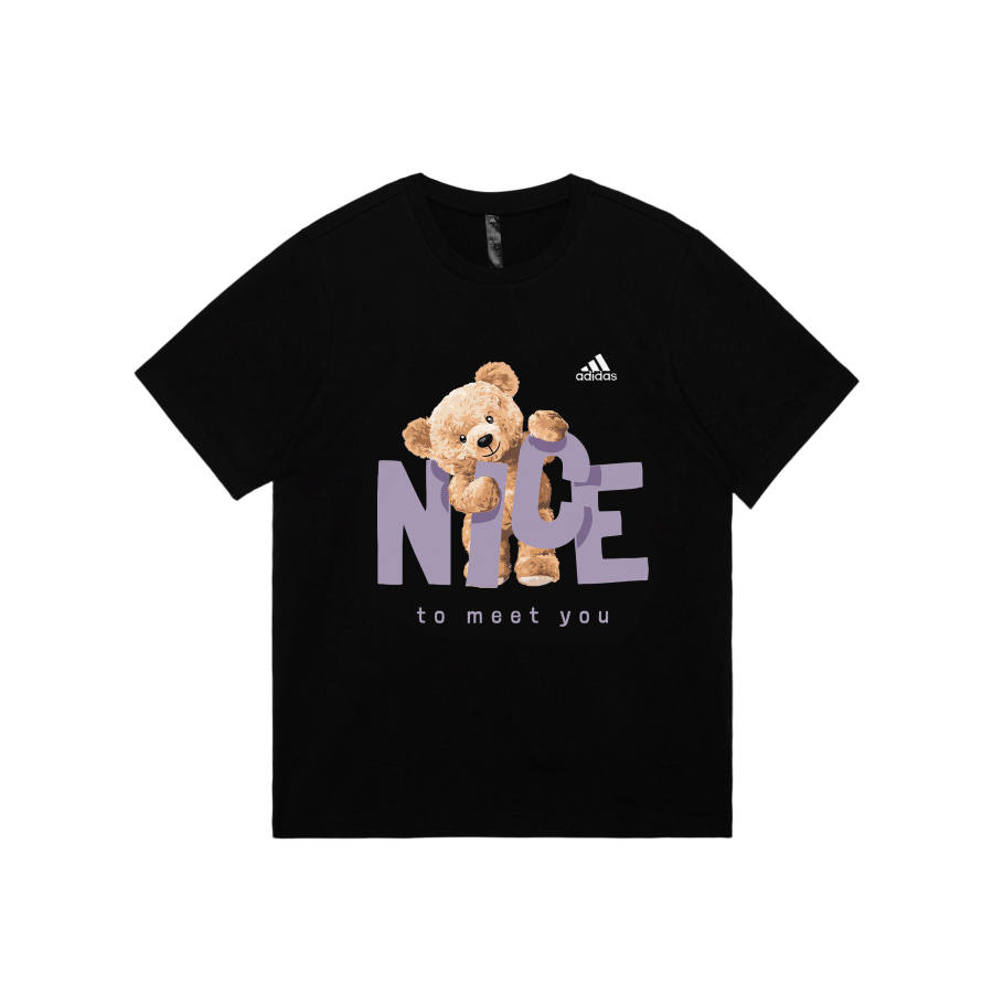 Adidas Adidas MUST HAVES T Shirts Unisex Black Crew Neck Moderate