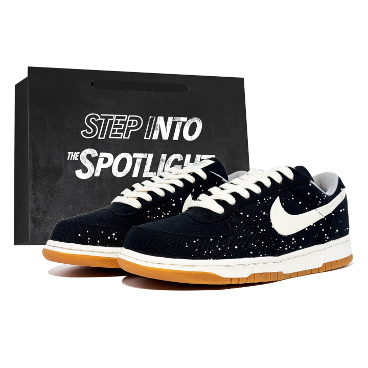 Nike Nike Big Skateboard Shoes Men's Low Top Black/White