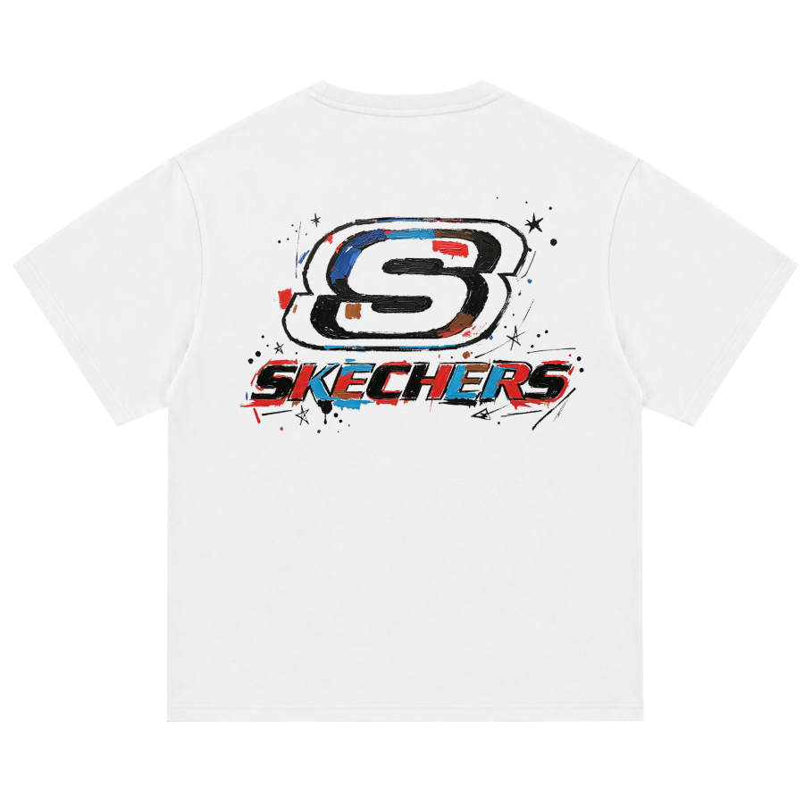 Skechers T Shirts Unisex Crew Neck Moderate Straight Fit