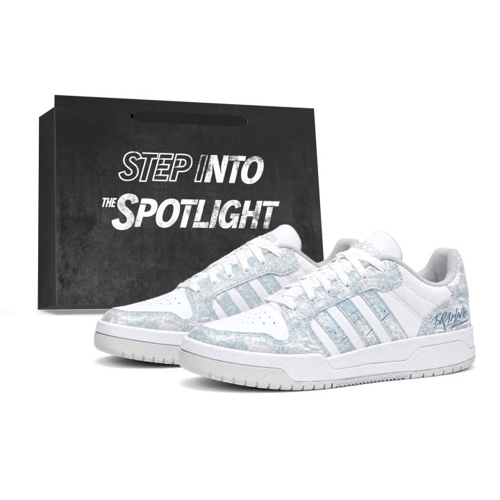 Adidas Adidas ENTRAP Skateboard Shoes Unisex Low Top Denim Blue