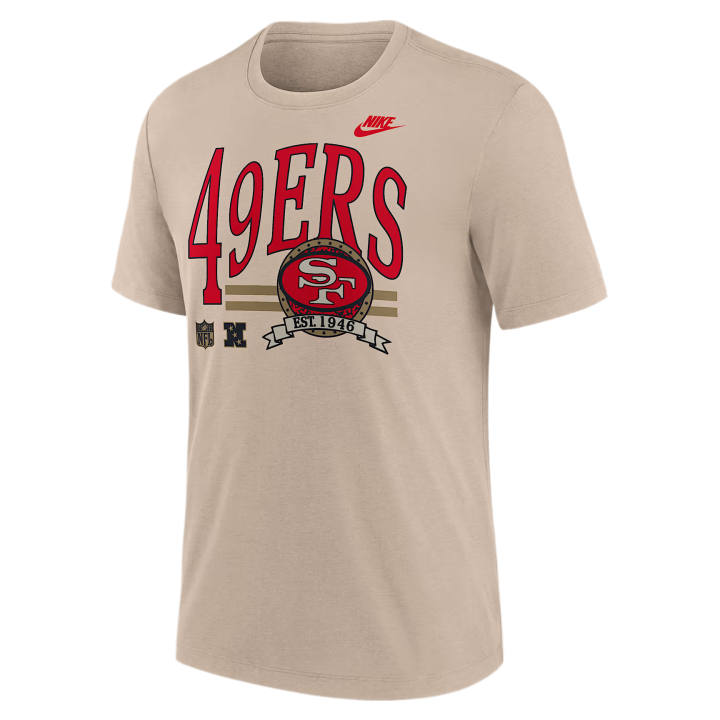 Nike Nike NFL T Shirts Men's Sand Crew Neck Moderate