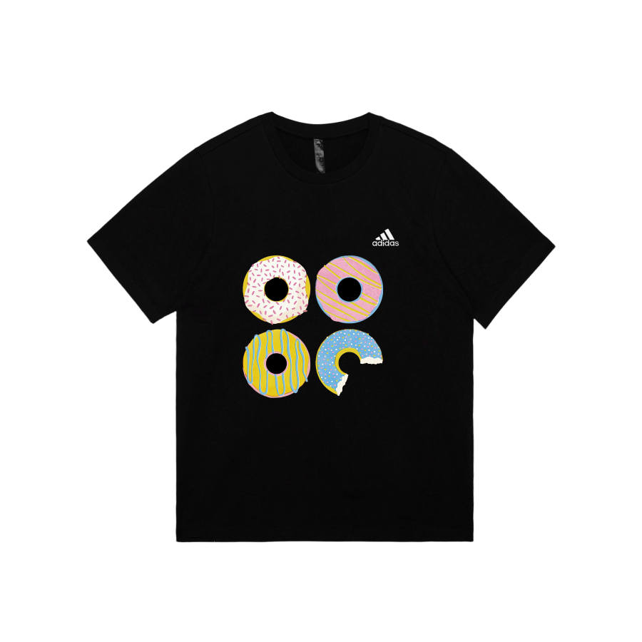 Adidas Adidas MUST HAVES T Shirts Unisex Black Crew Neck Moderate Straight Fit