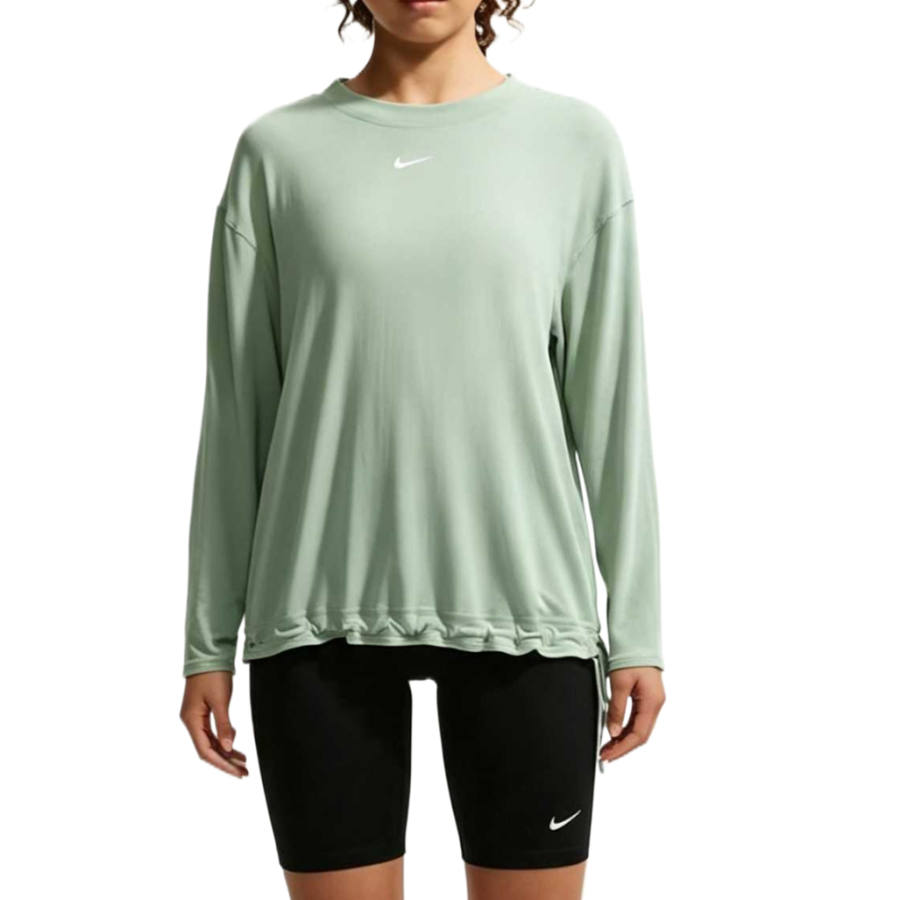 Nike Nike T Shirts Women's Green/White Crew Neck