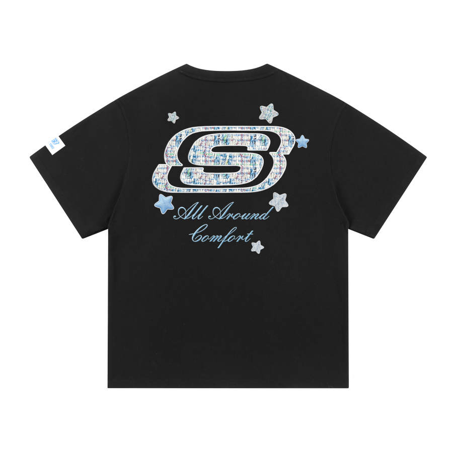Skechers T Shirts Unisex Crew Neck Thin Straight Fit