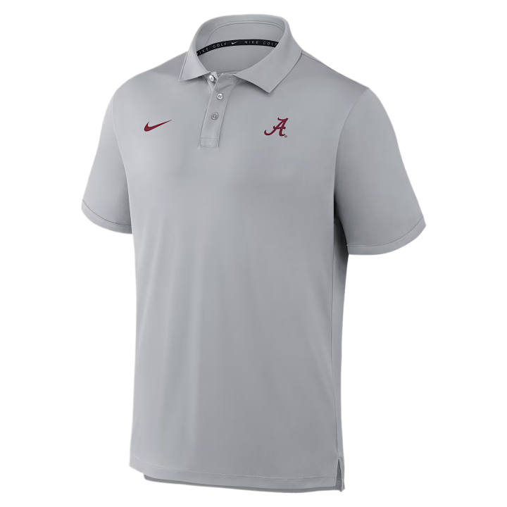Nike Nike Dri Fit College Polo Shirts Men's Gray Moderate