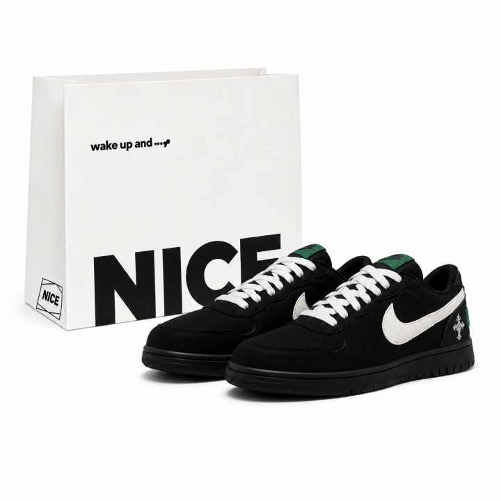 Nike Nike Big Low Lux Skateboard Shoes Men's Low Top Black/White