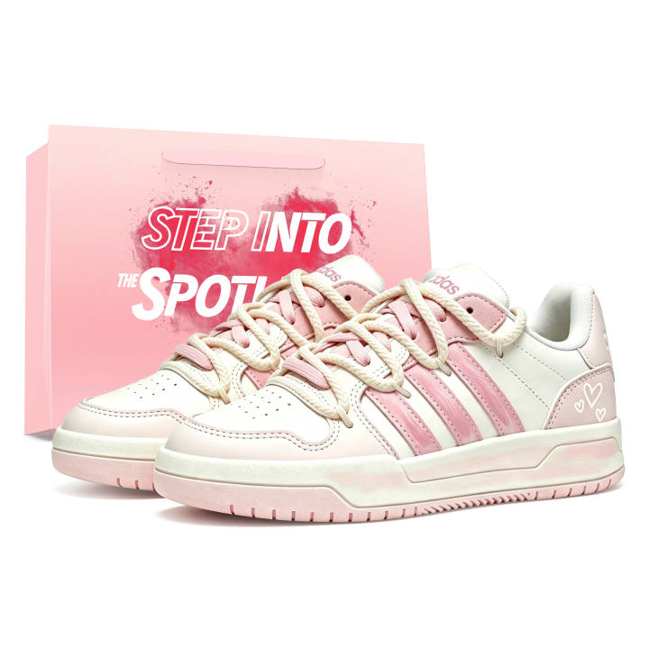 Adidas Adidas ENTRAP Skateboard Shoes Unisex Low Top Pink