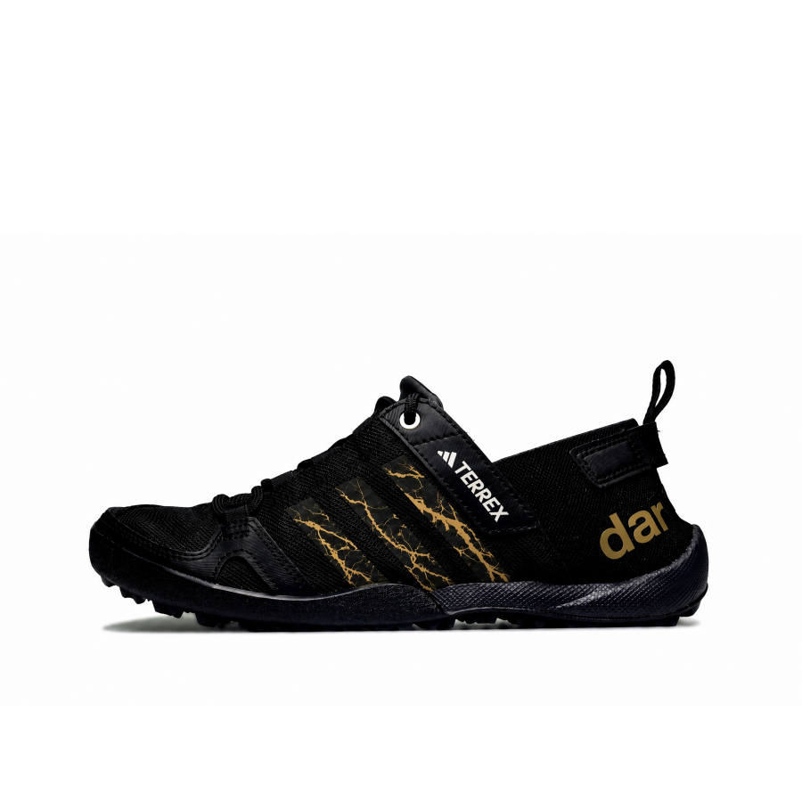 Adidas Adidas Terrex Daroga Mountaineering & Hiking Shoes Men's Low Top Black Gold Color Block