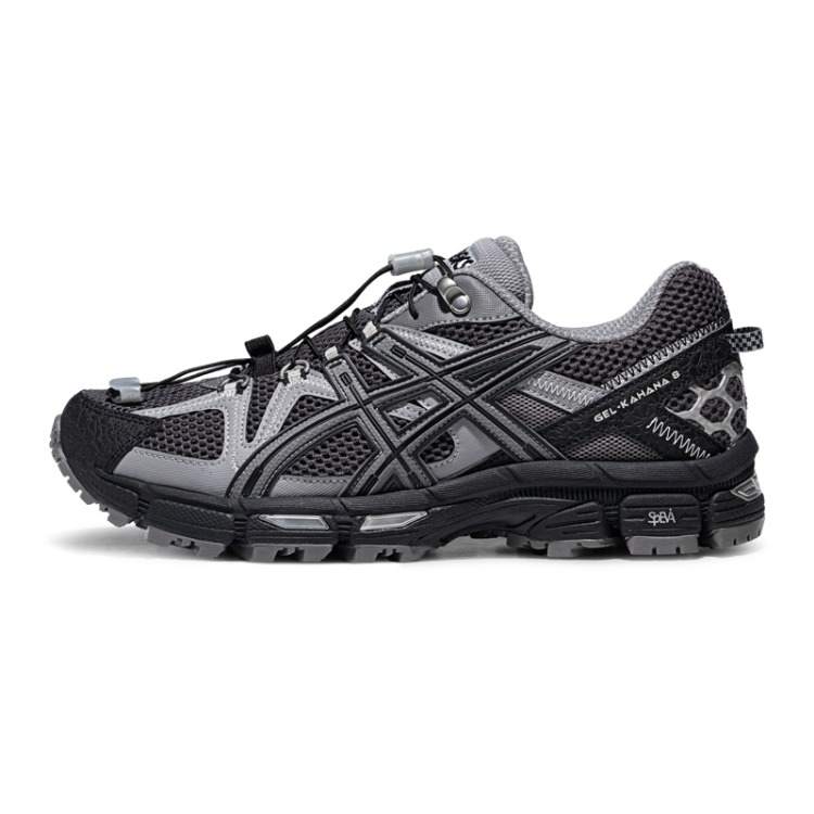 ASICS Gel Kahana 8 FL Running Shoes Unisex Gray Black