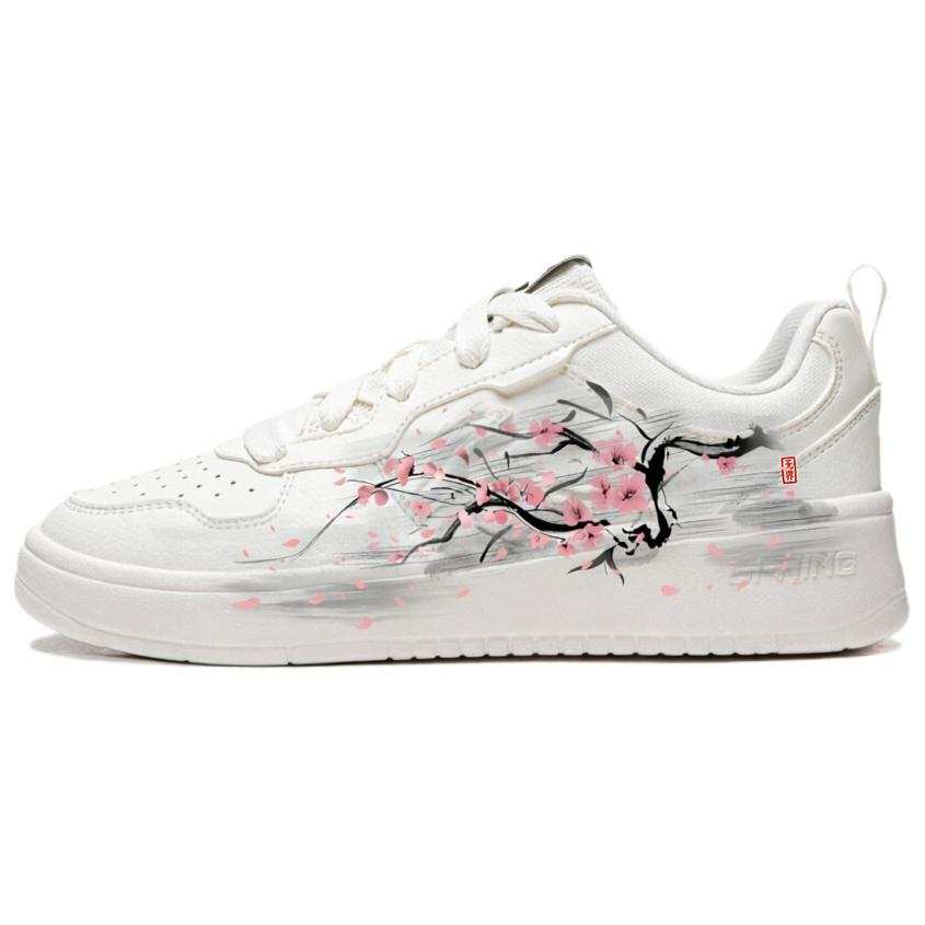 Li-Ning Li Ning Skateboard Shoes Women's Low Top White