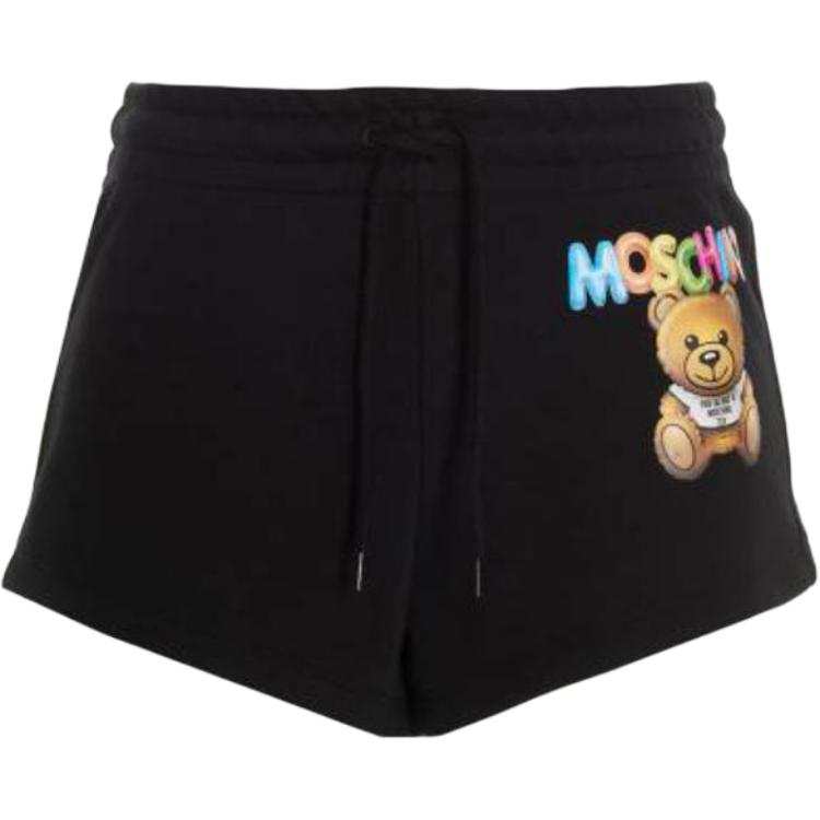MOSCHINO MOSCHINO Teddy Bear Printed Drawstring Shorts