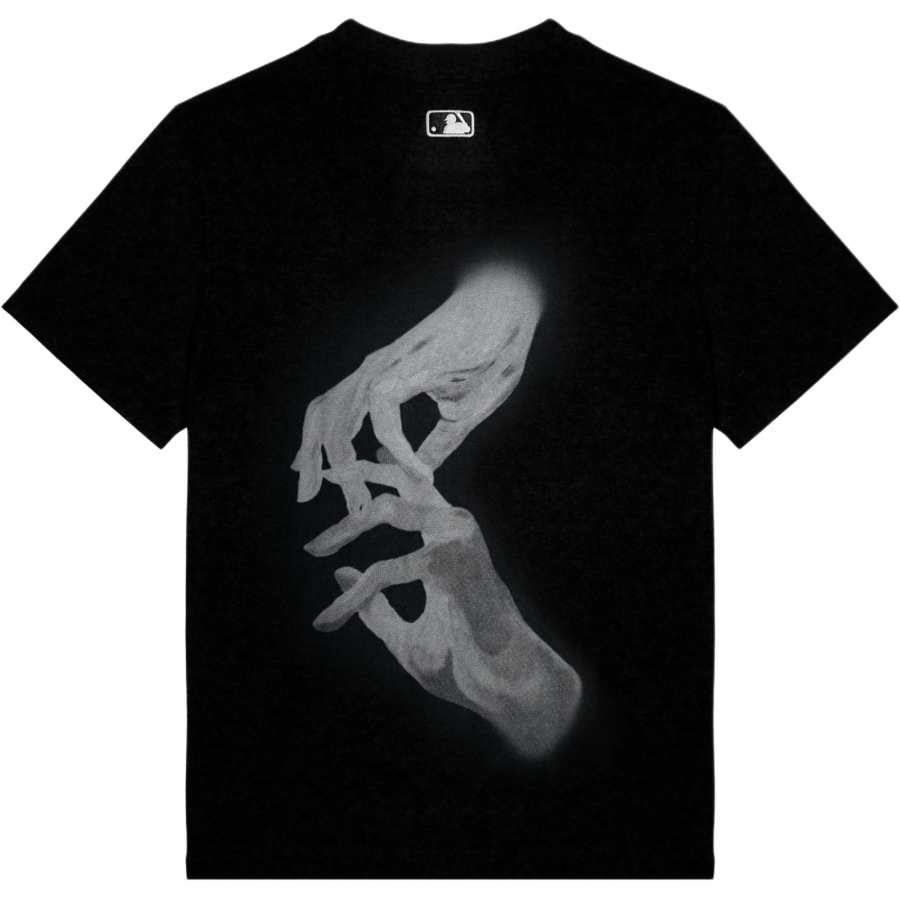 MLB MLB T Shirts Unisex Black Crew Neck Moderate