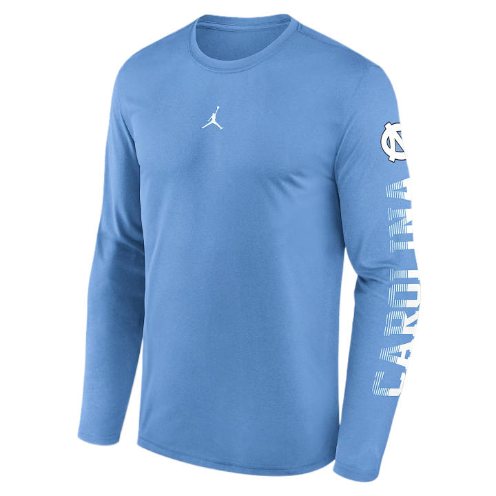 Jordan Jordan T Shirts Men's Courage Blue Crew Neck Moderate