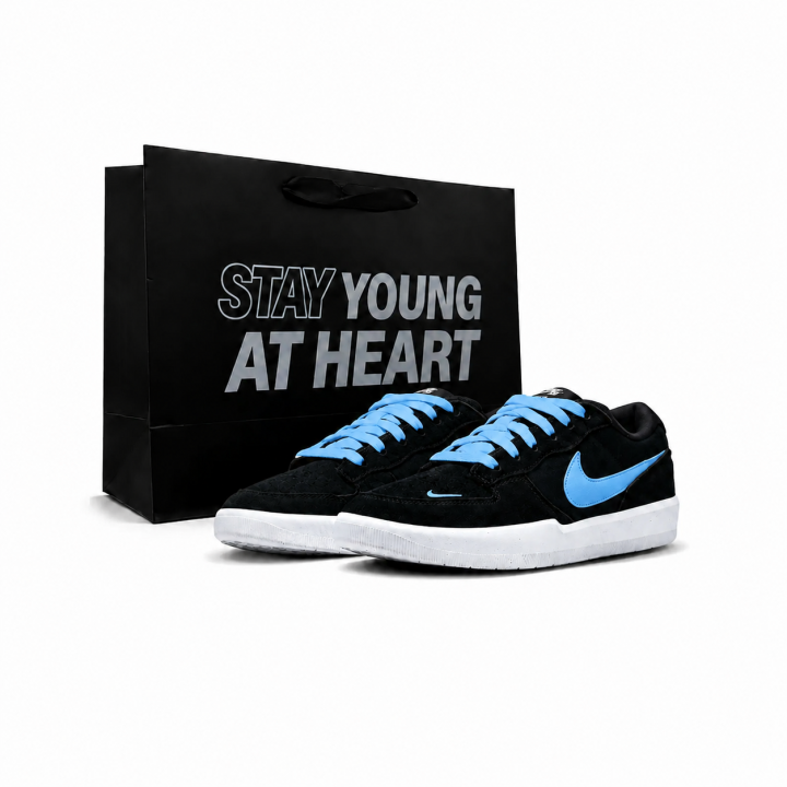 Nike Nike SB Force 58 Skateboard Shoes Unisex Low Top Blue